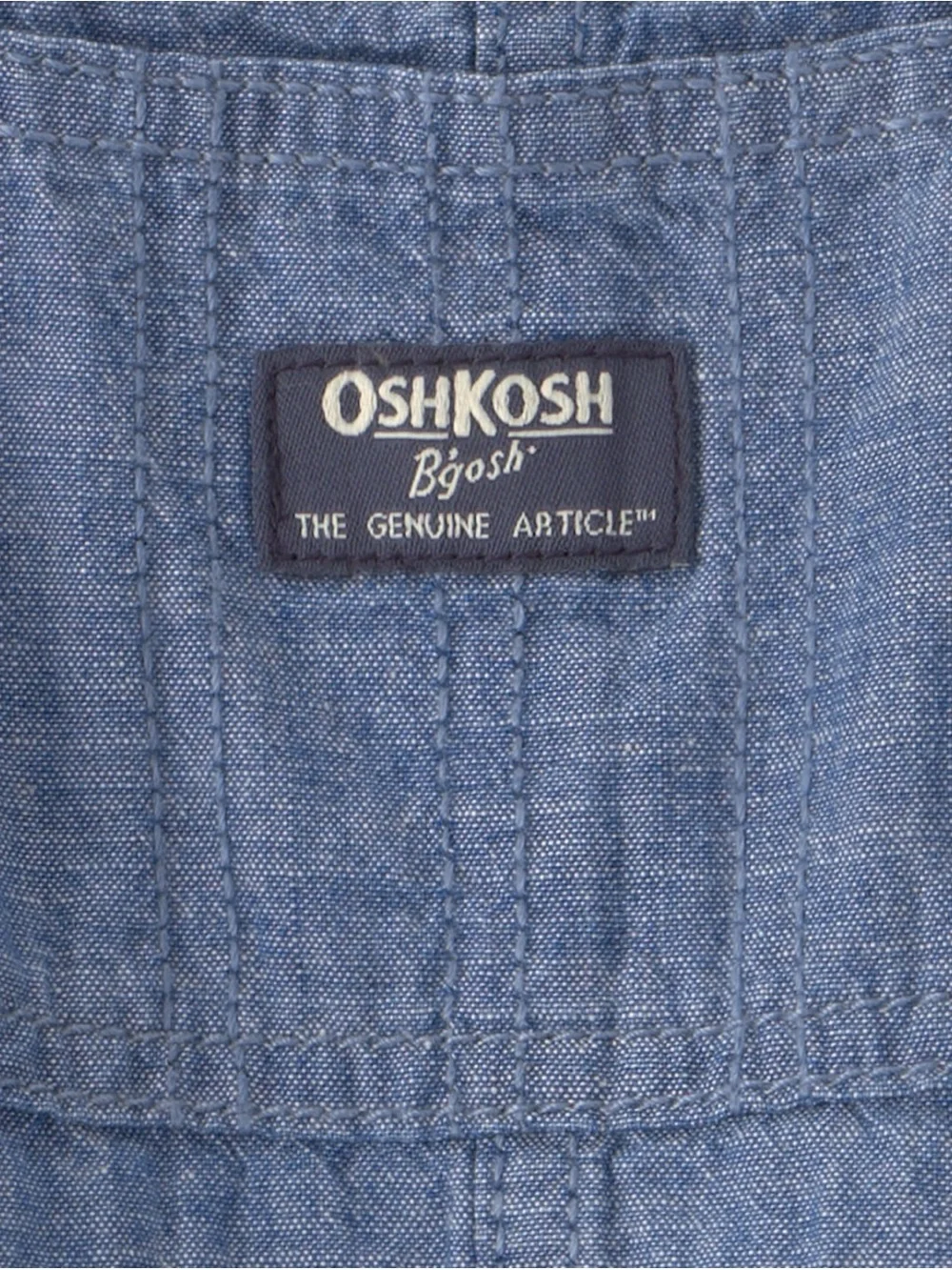 OshKosh B'gosh Baby Boys Chambray Cuffed Overalls 12M